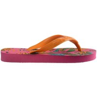 HAVAIANAS KIDS TOP FASHION PINK FLUX/POP YELLOW EUR35/36