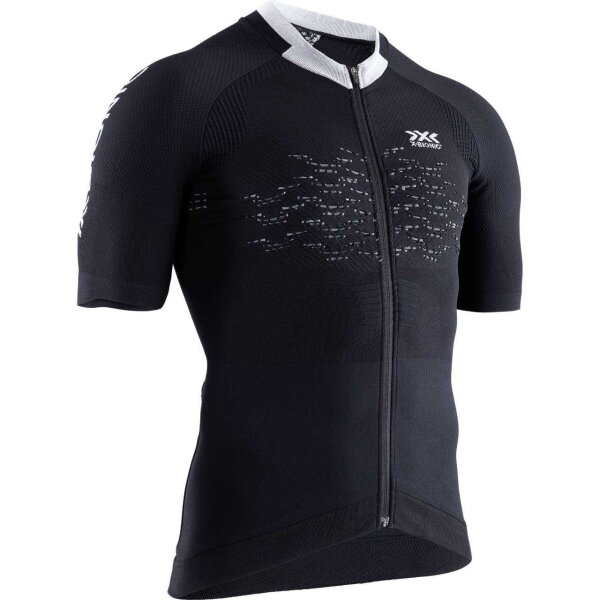 X-BIONIC® THE TRICK 4.0 CYCLING ZIP SHIRT SH SL MEN OPAL BLACK/ARCTIC WHITE M