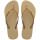 HAVAIANAS SLIM GLITTER II SAND/GOLDEN LIGHT METALIC 39/40