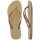 HAVAIANAS SLIM GLITTER II SAND/GOLDEN LIGHT METALIC 39/40