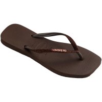 HAVAIANAS SQUARE GLITTER DARK BROWN 41/42