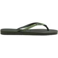 HAVAIANAS SQUARE GLITTER OLIVE GREEN 39/40