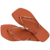 HAVAIANAS SQUARE GLITTER CERRADO ORANGE 37/38