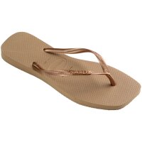 HAVAIANAS SQUARE LOGO METALLIC ROSE GOLD/ROSE GOLD 41/42