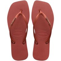HAVAIANAS SQUARE LOGO METALLIC MAHOGANY EUR41/42