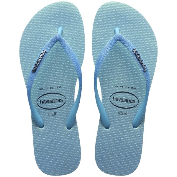 HAVAIANAS SLIM GLITTER IRIDESCENT LAVENDER BLUE 39/40