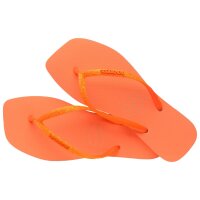 HAVAIANAS SQUARE GLITTER NEON BEIGE/ORANGE EUR 37/38