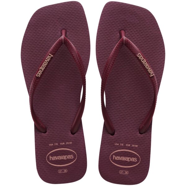 HAVAIANAS SQUARE LOGO POP U PURPLE SOIL 41/42