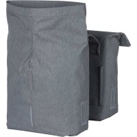 Basil Doppeltasche City Double Bag grey melee