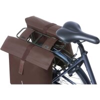 Basil Doppeltasche City Double Pannier Bag roasted brown