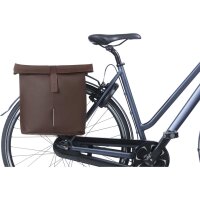 Basil Doppeltasche City Double Pannier Bag roasted brown