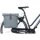 Basil City Double Pannier Bag Doppeltasche blau