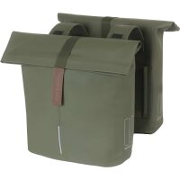 Basil City Double Pannier Bag Doppeltasche grün