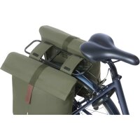 Basil Doppeltasche City Double Pannier Bag moss green
