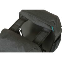 Basil Doppeltasche Discovery 365D M schwarz melee