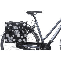 Basil Mara XL Doppeltasche blau,weiß