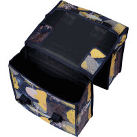 Basil Mara XL Doppeltasche schwarz,gold