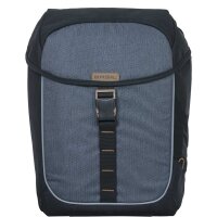 Basil Doppeltasche Miles black slate