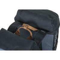 Basil Doppeltasche Miles black slate