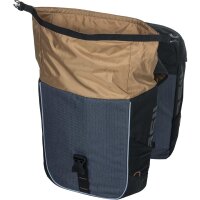 Basil Doppeltasche Miles black slate