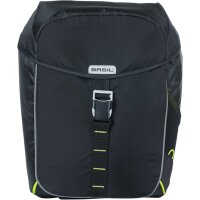Basil Doppeltasche Miles black lime