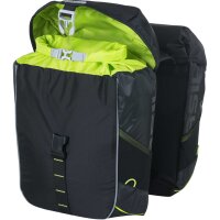 Basil Doppeltasche Miles black lime