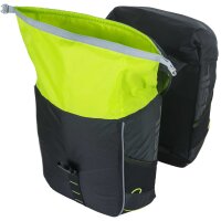 Basil Doppeltasche Miles black lime