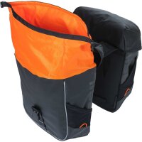 Basil Miles Doppeltasche schwarz,orange