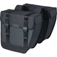 Basil Doppeltasche Tour Waterproof schwarz