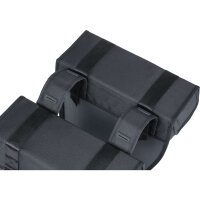 Basil Doppeltasche Tour Waterproof schwarz