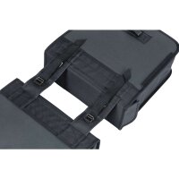 Basil Doppeltasche Tour Waterproof schwarz