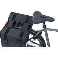 Basil Doppeltasche Tour Waterproof schwarz