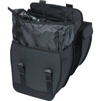 Basil Doppeltasche Tour XL Waterproof schwarz