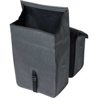 Basil Doppeltasche Urban Dry charcoal melee