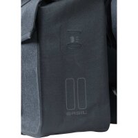 Basil Urban Dry Doppeltasche schwarz,grau