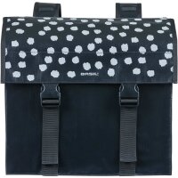 Basil Doppeltasche Urban Load schwarz reflektierend /...