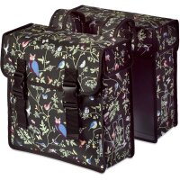 Basil Doppeltasche Wanderlust - Double Bag charcoal