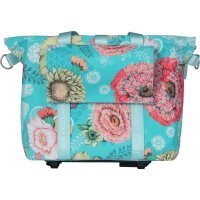 Basil Einzeltasche Bloom Field sky blue, zusätzlich mit MIK-Adapterplatte