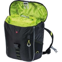 Basil Einzeltasche Miles black lime, mit Nordlicht LED Technologie als ZusatzbeleuchtungTechnische Info: Für den Betrieb des Nordlichts werden drei Micro Batterien (Größe: AAA) benötigt.