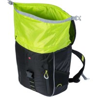 Basil Einzeltasche Miles black lime, mit Nordlicht LED Technologie als ZusatzbeleuchtungTechnische Info: Für den Betrieb des Nordlichts werden drei Micro Batterien (Größe: AAA) benötigt.