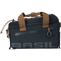 Basil Gepäckträgertasche Miles black slate