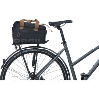 Basil Gepäckträgertasche Miles black slate