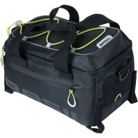 Basil Gepäckträgertasche Miles black lime