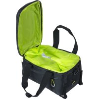 Basil Gepäckträgertasche Miles black lime