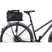 Basil Gepäckträgertasche Miles black lime