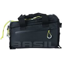 Basil Miles Gepäckträgertasche schwarz,grün