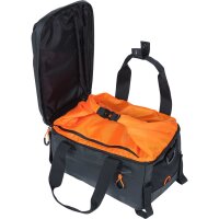 Basil Miles Gepäckträgertasche schwarz,orange