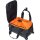 Basil Miles Gepäckträgertasche schwarz,orange