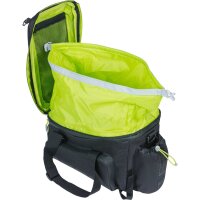 Basil Gepäckträgertasche Miles XL Pro Polyester, black lime