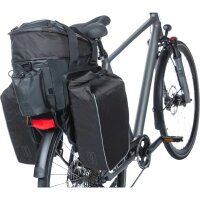 Basil Gepäckträgertasche Miles XL Pro Tarpaulin, black orange